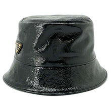 Load image into Gallery viewer, PRADA Bucket hat Size M Black1HC137 Patent LeatherLambskin
