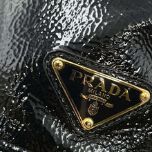 Load image into Gallery viewer, PRADA Bucket hat Size M Black1HC137 Patent LeatherLambskin
