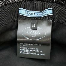 Load image into Gallery viewer, PRADA Bucket hat Size M Black1HC137 Patent LeatherLambskin
