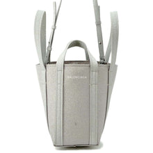 Load image into Gallery viewer, BALENCIAGA Everyday North South Shoulder Silver672793 Coating canvas Size XS
