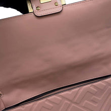 Load image into Gallery viewer, FENDI 2Way Mamma Bucket Shoulder Bag ZUCCA Light Pink8BR600 Leather
