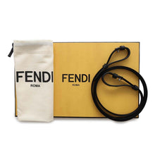 将图像加载到图库查看器中，FENDI 2WAY Bucket Phone Pouch Black7AS142 Satin
