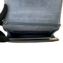 Load image into Gallery viewer, Dior 30Montaigne 2in1 Pouch 2WAYBag Blue Leather Size 30
