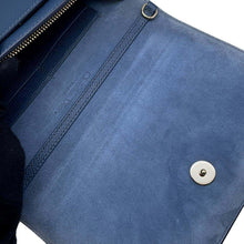 Load image into Gallery viewer, Dior 30Montaigne 2in1 Pouch 2WAYBag Blue Leather Size 30
