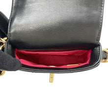 Load image into Gallery viewer, CHANEL Matelasse  Flap Bag ChainShoulder Bag BlackAS2833 Calf Leather Size Mini
