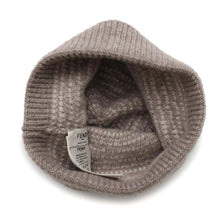 Load image into Gallery viewer, FENDI FF logo knit hat Size S/M BeigeFXQ913 Cashmere100%
