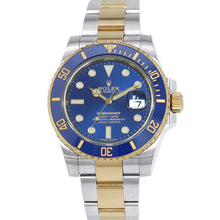 将图像加载到图库查看器中，ROLEX Submariner Date W40mm Stainless Steel K18YG Blue Dial116613LB
