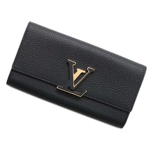 Load image into Gallery viewer, LOUIS VUITTON Portefeuille Capucine Noir/PinkM61248 Taurillon Leather
