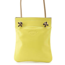 将图像加载到图库查看器中，HERMES Sack Aline Lime/Chai Swift Leather Size Mini
