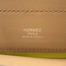 将图像加载到图库查看器中，HERMES Sack Aline Lime/Chai Swift Leather Size Mini
