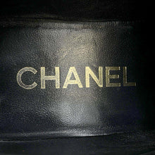 将图像加载到图库查看器中，CHANEL Chunky Loafers with CC Logo BlackG39206 Velvet Size 35.5C
