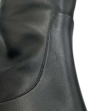 Load image into Gallery viewer, CHANEL Knee-high boots BlackG45977 Calf Leather Size 37
