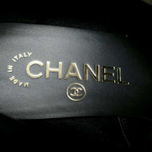 Load image into Gallery viewer, CHANEL Knee-high boots BlackG45977 Calf Leather Size 37
