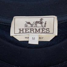 将图像加载到图库查看器中，HERMES Surprise Box Knitted Fabric Size M Marine Cotton100%
