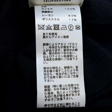 Load image into Gallery viewer, HERMES Poste et Cavalerie Knit Dress Size 38 Black Cashmere100%
