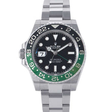 将图像加载到图库查看器中，ROLEX GMT MasterII W40mm Stainless Steel Black Dial126720VTNR
