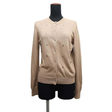 Load image into Gallery viewer, HERMES chaine d&#39;ancre cardigan Size 38 Beige Silk57% Cotton43%
