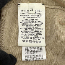 将图像加载到图库查看器中，HERMES chaine d&#39;ancre cardigan Size 38 Beige Silk57% Cotton43%
