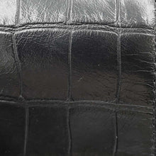 将图像加载到图库查看器中，BALENCIAGA DOWNTOWN Shoulder Bag Black671355 Embossed Leather Size XS
