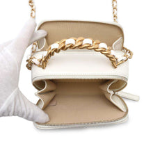 Load image into Gallery viewer, CHANEL Vanity bag White Vintage Calf Leather
