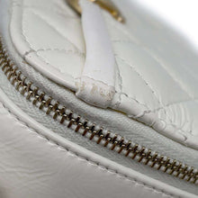 Load image into Gallery viewer, CHANEL Vanity bag White Vintage Calf Leather
