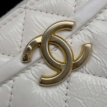 Load image into Gallery viewer, CHANEL Vanity bag White Vintage Calf Leather
