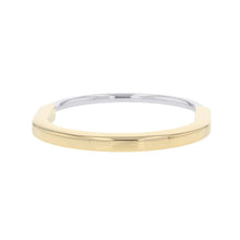 Load image into Gallery viewer, TIFFANY&amp;Co. Padlock Bangle Half Diamond Size Large70181169 K18YG K18WG
