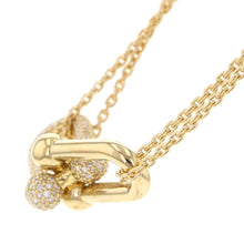 将图像加载到图库查看器中，TIFFANY&amp;Co. Hardware Double Link Pendant Size Large70353075 18K Yellow Gold
