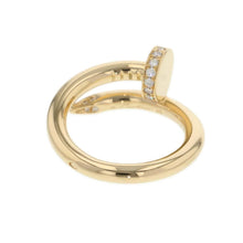 将图像加载到图库查看器中，CARTIER Juste Un Clou Ring Classic Model Diamond Size 49/#9 ClassicB4216949/B4216900 18K Yellow Gold
