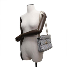 将图像加载到图库查看器中，Valentino Garavani Rock Studded 2WAY ChainShoulder Bag Gray Leather
