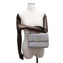 将图像加载到图库查看器中，Valentino Garavani Rock Studded 2WAY ChainShoulder Bag Gray Leather
