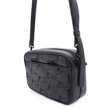 将图像加载到图库查看器中，BALENCIAGA BBMonogram Camera Bag Black702701 Leather
