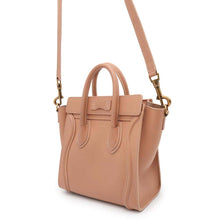 将图像加载到图库查看器中，CELINE Luggage shopper Desert rose189243 Leather Size Nano
