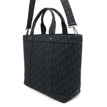 Load image into Gallery viewer, Dior Oblique 2WAY Tote Bag Black1WRSH178YJY Canvas
