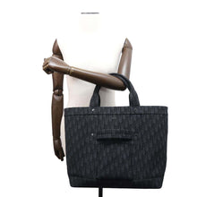 Load image into Gallery viewer, Dior Oblique 2WAY Tote Bag Black1WRSH178YJY Canvas
