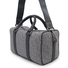 Load image into Gallery viewer, Dior Oblique Rango 2WAY Travel Bag Gray1ADDU114DOS Jacquard Calf Leather Size 26
