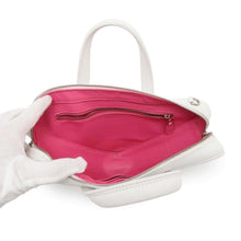 Load image into Gallery viewer, BALENCIAGA triangle duffel White527272 Leather Size XS
