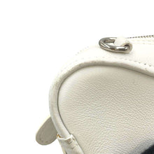 Load image into Gallery viewer, BALENCIAGA triangle duffel White527272 Leather Size XS
