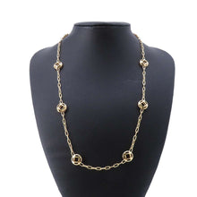 将图像加载到图库查看器中，CARTIER Pasha Grid Necklace 9 motifsB7011500 18K Yellow Gold
