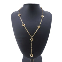 将图像加载到图库查看器中，CARTIER Pasha Grid Necklace 9 motifsB7011500 18K Yellow Gold
