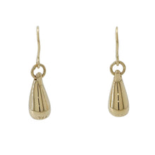 将图像加载到图库查看器中，TIFFANY&amp;Co. Teardrop Hook Earrings60142375 18K Yellow Gold
