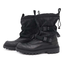 将图像加载到图库查看器中，Dior ExplorerStrapBoots Black3BO232ZBR Leather Canvas Size 42
