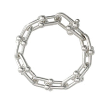 Load image into Gallery viewer, TIFFANY&amp;Co. Hardware Link Bracelet Size Large60153089 SV925
