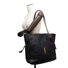 将图像加载到图库查看器中，SAINT LAURENT PARIS Jamie Tote Black809824 Soft Nappa Leather
