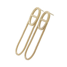 Load image into Gallery viewer, HERMES Earrings《Chaine d&#39;Ancre Danae》 18K Yellow Gold
