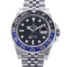 将图像加载到图库查看器中，ROLEX GMT MasterII W40mm Stainless Steel Black Dial126710BLNR
