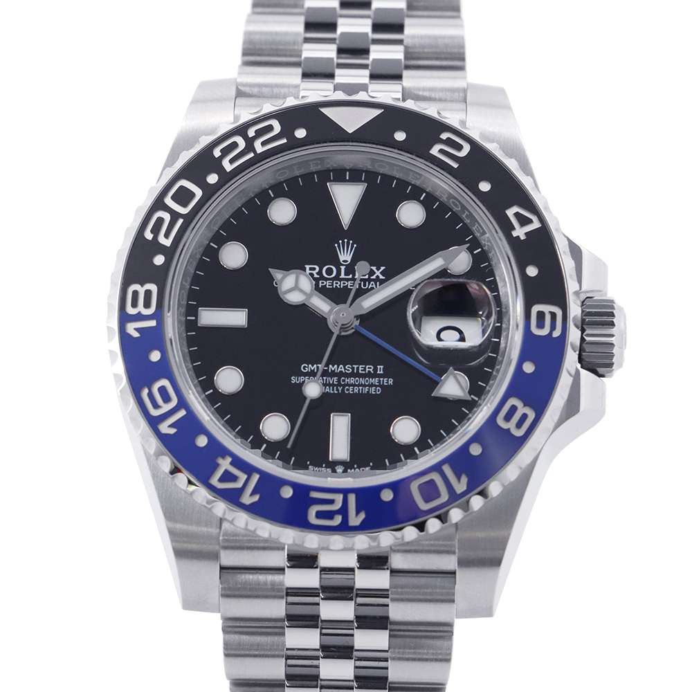 ROLEX GMT MasterII W40mm Stainless Steel Black Dial126710BLNR