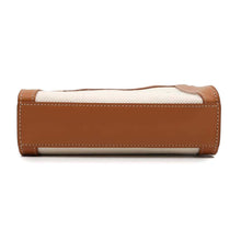 将图像加载到图库查看器中，CELINE Vertical hippopotamus Beige/Brown193302 Canvas Leather Size Mini
