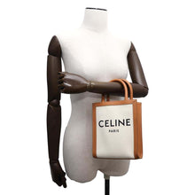 Load image into Gallery viewer, CELINE Vertical hippopotamus Beige/Brown193302 Canvas Leather Size Mini
