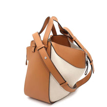 Load image into Gallery viewer, LOEWE Hammock Shoulder Bag Ken Price collaboration Beige/Brown Canvas Leather Size Small
